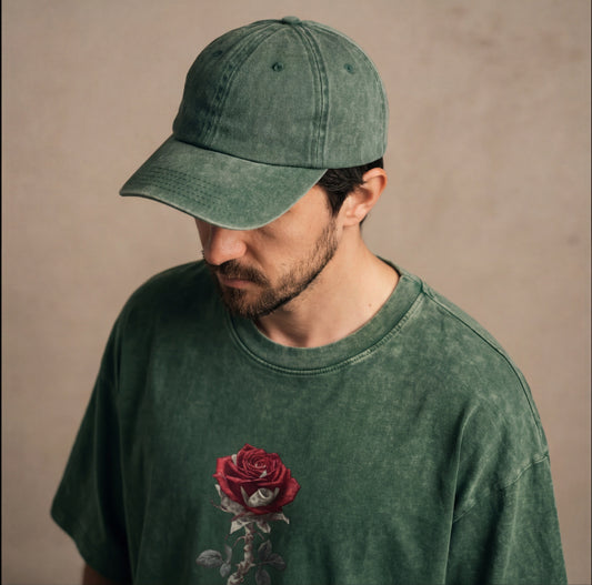 XABARWAN ROSE STONEWASH Oversized T-Shirt