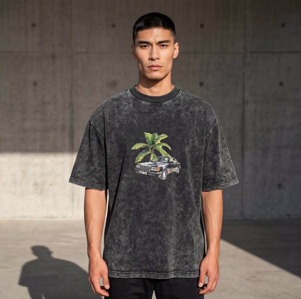 XABARWAN STONEWASH CLASSIC Oversized T-Shirt