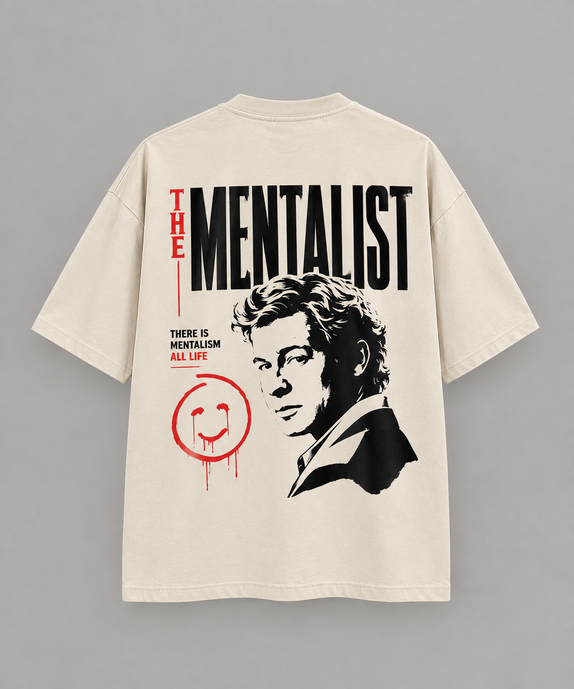 XABARWAN™ The Mentalist Oversized T-Shirt – Off White