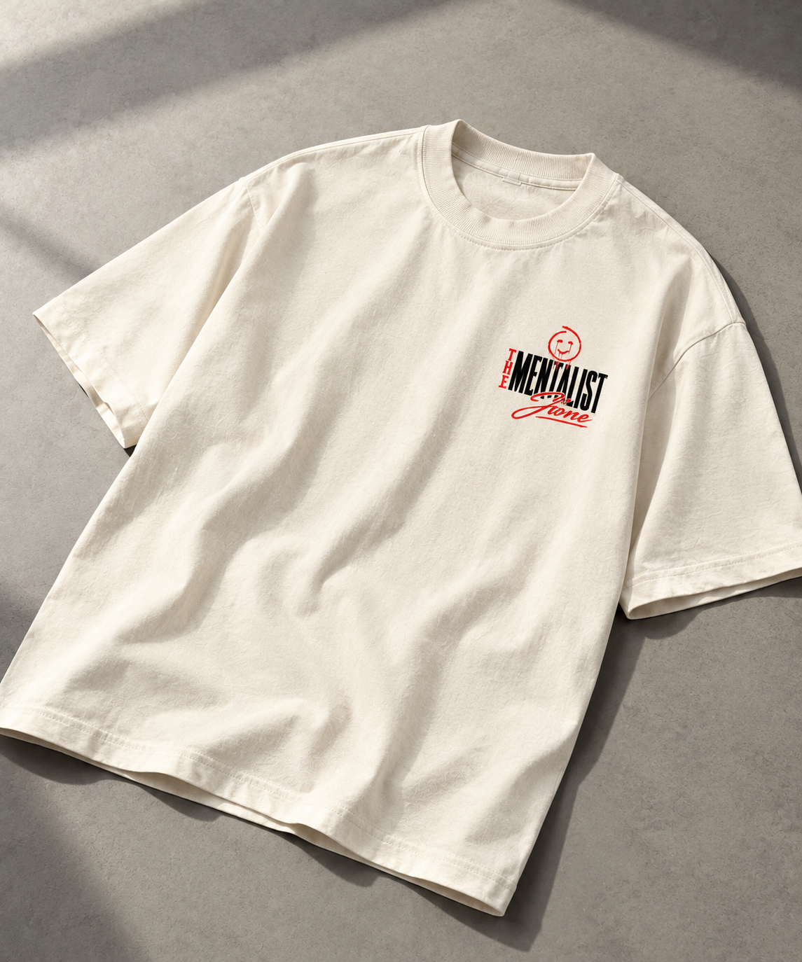 XABARWAN™ The Mentalist Oversized T-Shirt – Off White