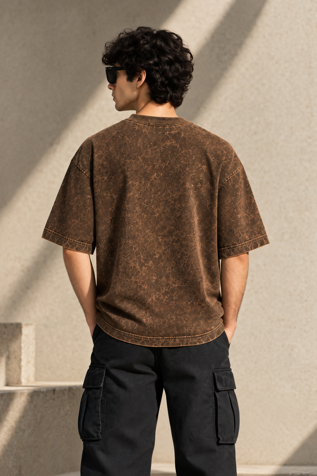 XABARWAN™ Premium 260 GSM Oversized Acid Wash T Shirt