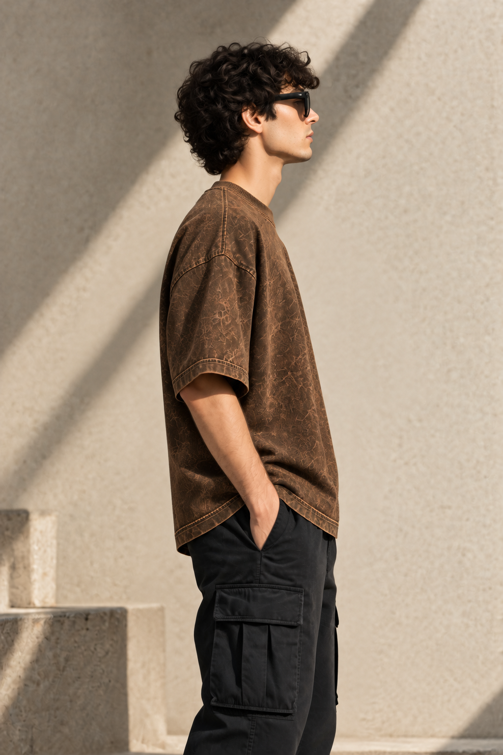 XABARWAN™ Premium 260 GSM Oversized Acid Wash T Shirt