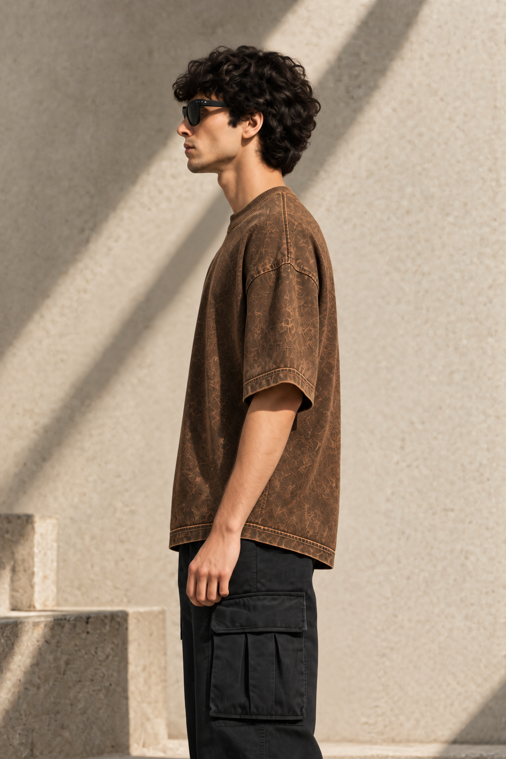 XABARWAN™ Premium 260 GSM Oversized Acid Wash T Shirt