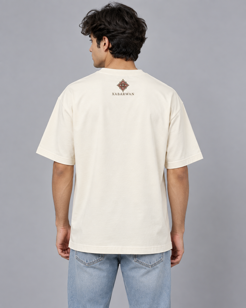 Xabarwan Gulnaar Bloom Heritage Tee – 240 GSM Premium Cotton