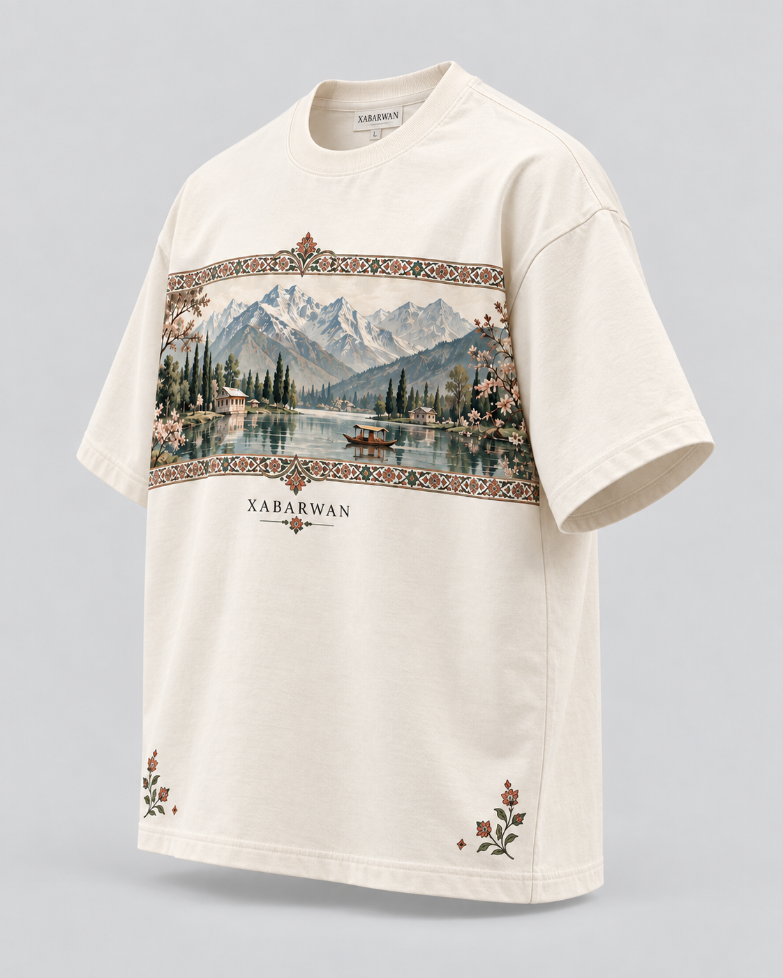 Xabarwan Valley Noor Heritage Tee – 240 GSM Premium Cotton
