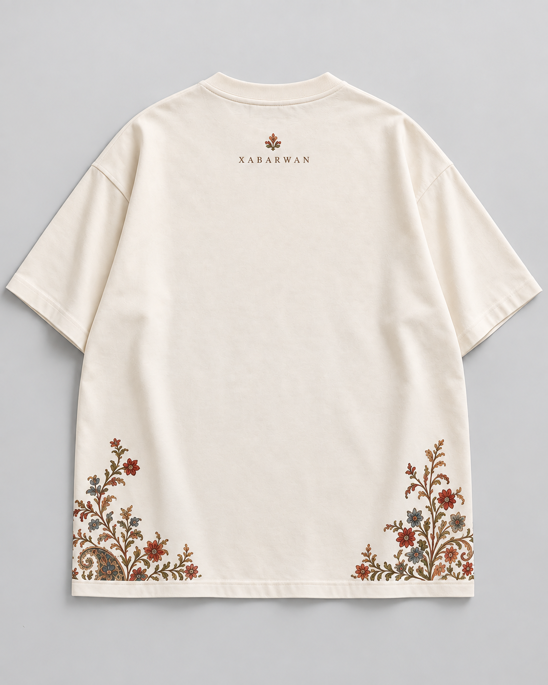 Xabarwan Gulrez Heritage Tee – 240 GSM Premium Cotton