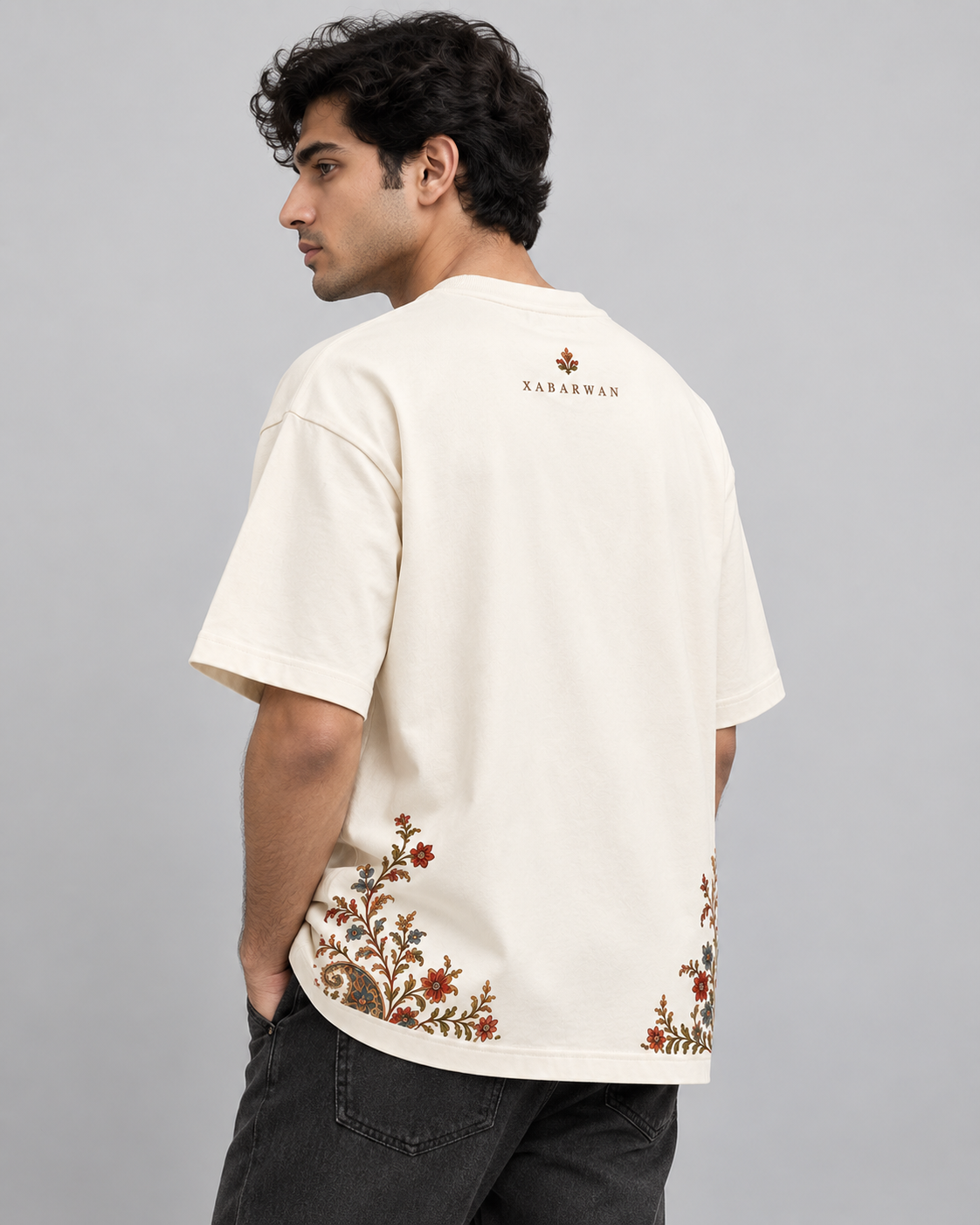 Xabarwan Gulrez Heritage Tee – 240 GSM Premium Cotton
