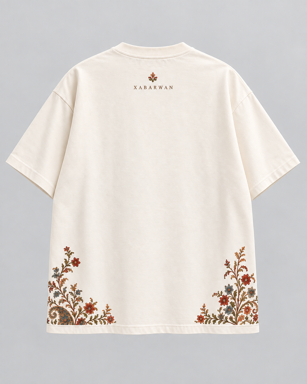 Xabarwan Gulrez Heritage Tee – 240 GSM Premium Cotton