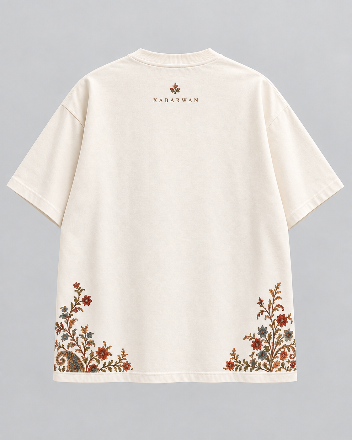 Xabarwan Gulrez Heritage Tee – 240 GSM Premium Cotton