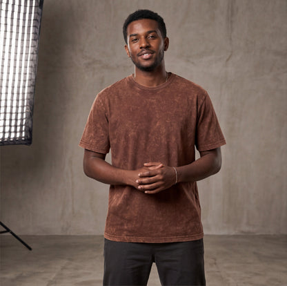 XABARWAN BELIEVE BIKE STONEWASH Oversized T-Shirt