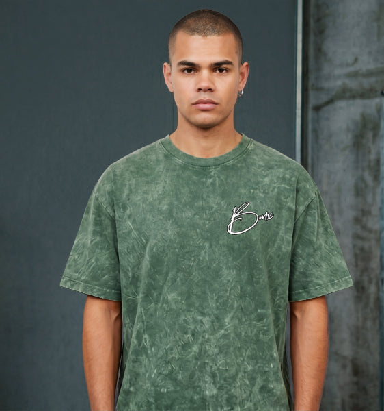XABARWAN BELIEVE BIKE STONEWASH Oversized T-Shirt