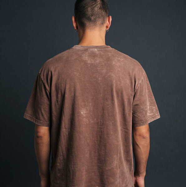 XABARWAN CAR HORSE STONEWASH Oversized T-Shirt