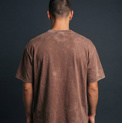 XABARWAN CAR HORSE STONEWASH Oversized T-Shirt