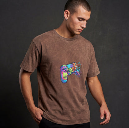XABARWAN GAMER STONEWASH Oversized T-Shirt