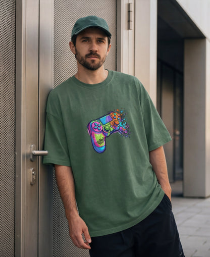 XABARWAN GAMER STONEWASH Oversized T-Shirt