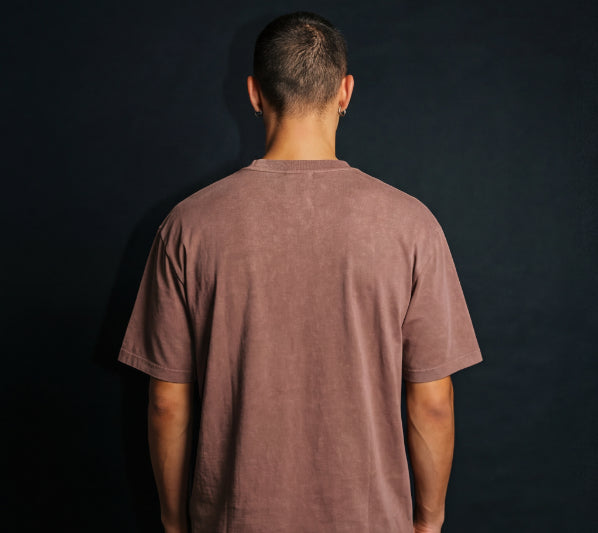 XABARWAN ROSE STONEWASH Oversized T-Shirt