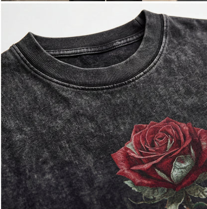 XABARWAN ROSE STONEWASH Oversized T-Shirt