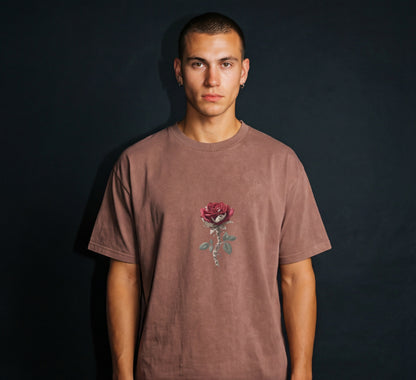 XABARWAN ROSE STONEWASH Oversized T-Shirt