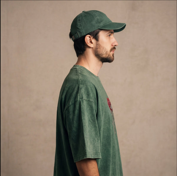 XABARWAN ROSE STONEWASH Oversized T-Shirt