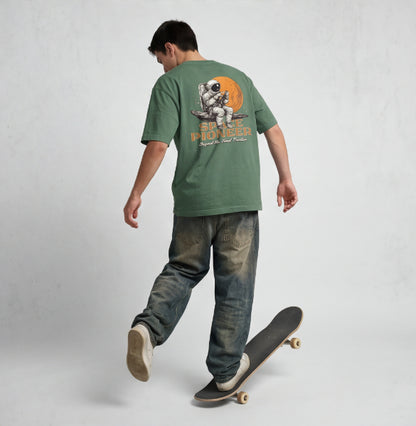 XABARWAN SPACE STONEWASH Oversized T-Shirt