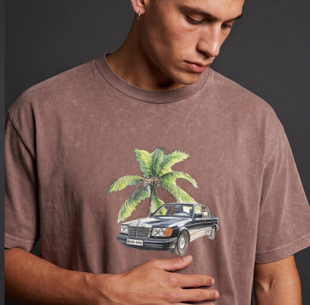 XABARWAN STONEWASH CLASSIC Oversized T-Shirt