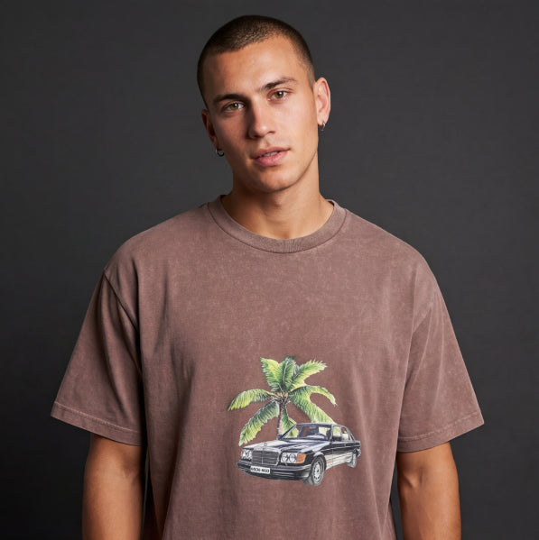 XABARWAN STONEWASH CLASSIC Oversized T-Shirt