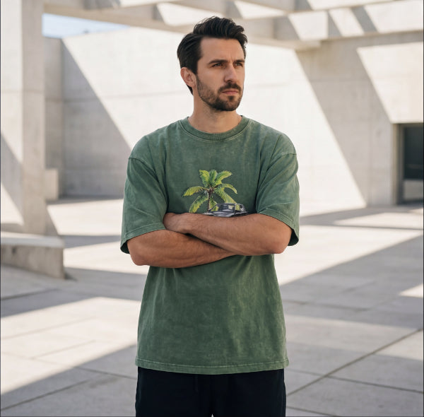 XABARWAN STONEWASH CLASSIC Oversized T-Shirt