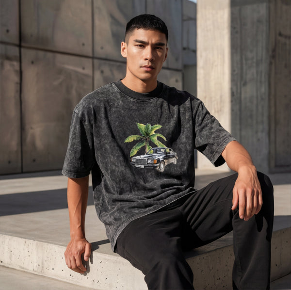 XABARWAN STONEWASH CLASSIC Oversized T-Shirt