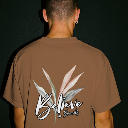 XABARWAN BELIEVE BACK Oversized T-Shirt