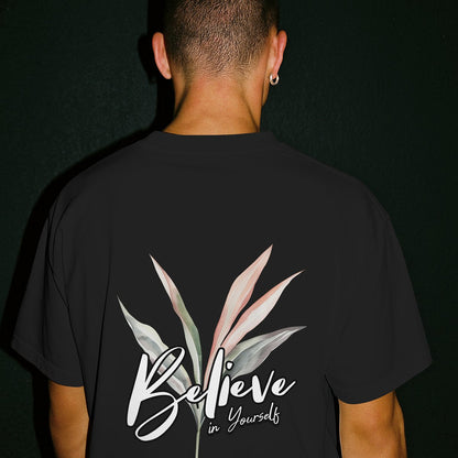 XABARWAN BELIEVE BACK Oversized T-Shirt