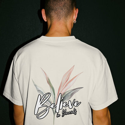 XABARWAN BELIEVE BACK Oversized T-Shirt