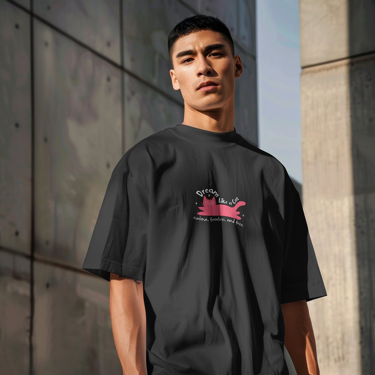 XABARWAN DREAM CAT Oversized T-Shirt