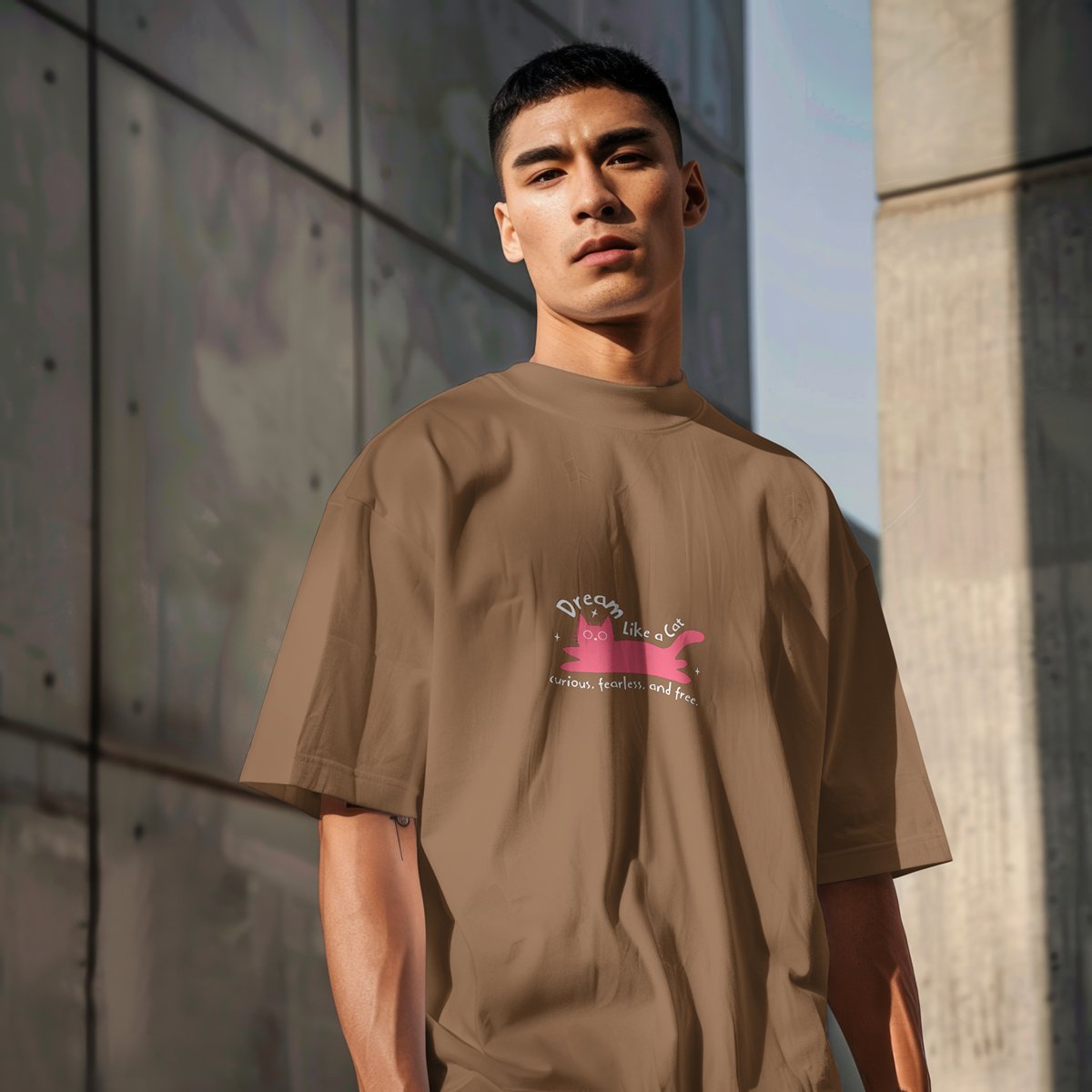 XABARWAN DREAM CAT Oversized T-Shirt