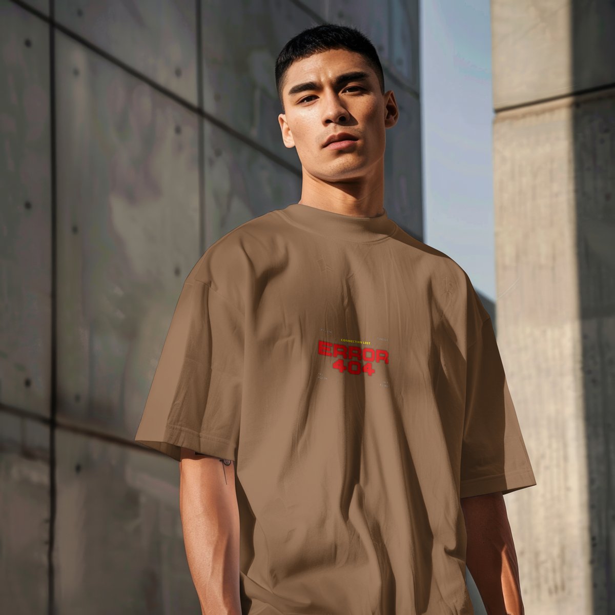 XABARWAN ERROR 404 Oversized T-Shirt