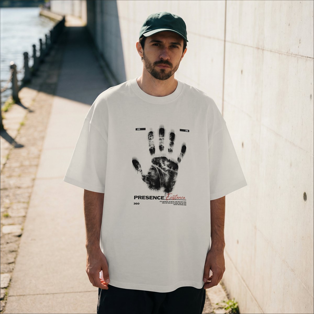 XABARWAN FINGERPRINT Oversized T-Shirt