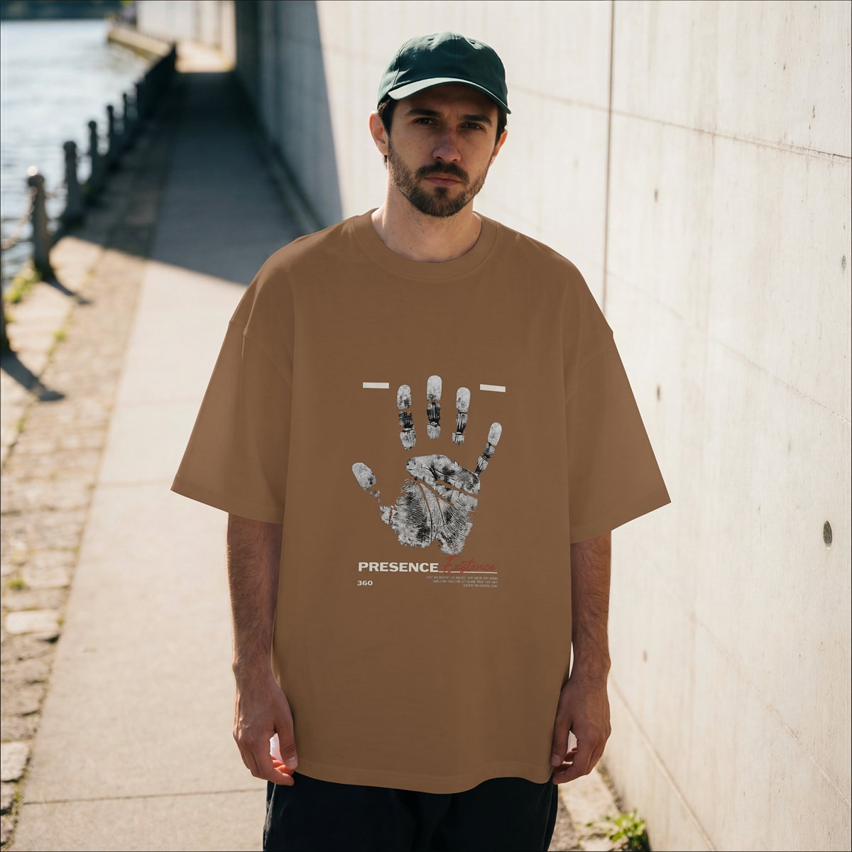 XABARWAN FINGERPRINT Oversized T-Shirt