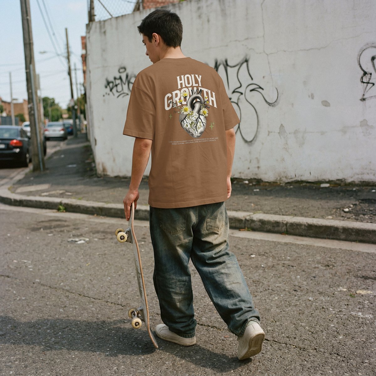 XABARWAN HOLY GROWTH Oversized T-Shirt
