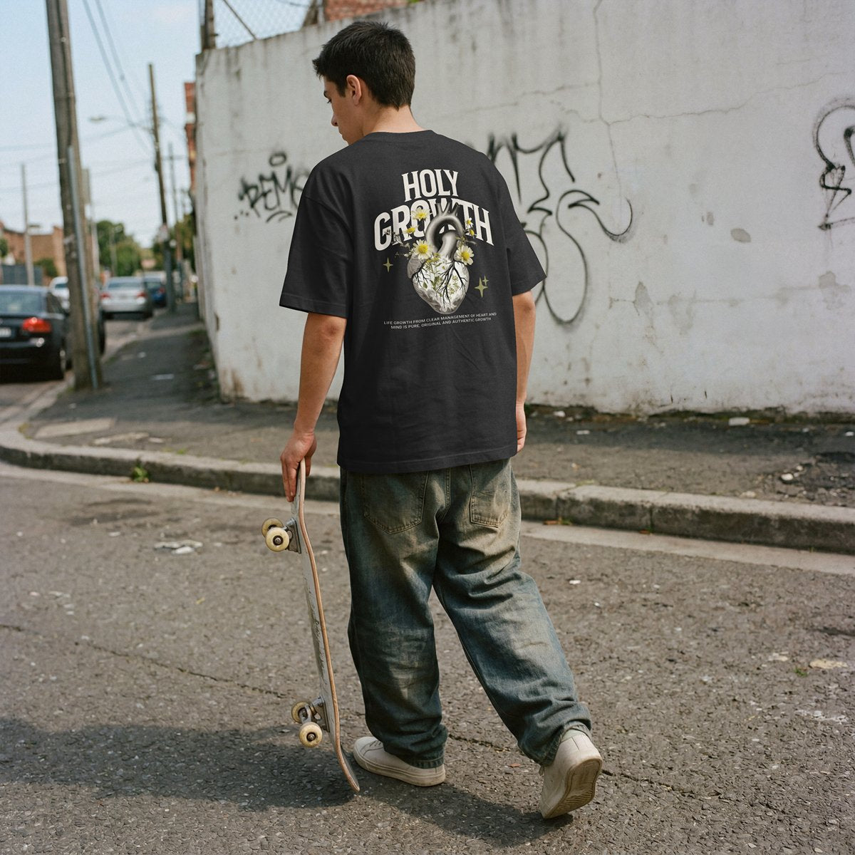 XABARWAN HOLY GROWTH Oversized T-Shirt