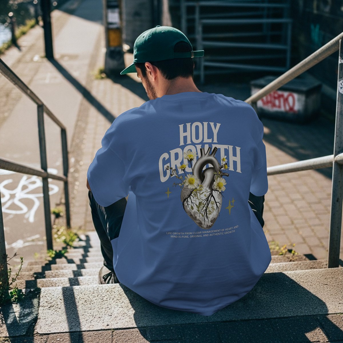 XABARWAN HOLY GROWTH Oversized T-Shirt