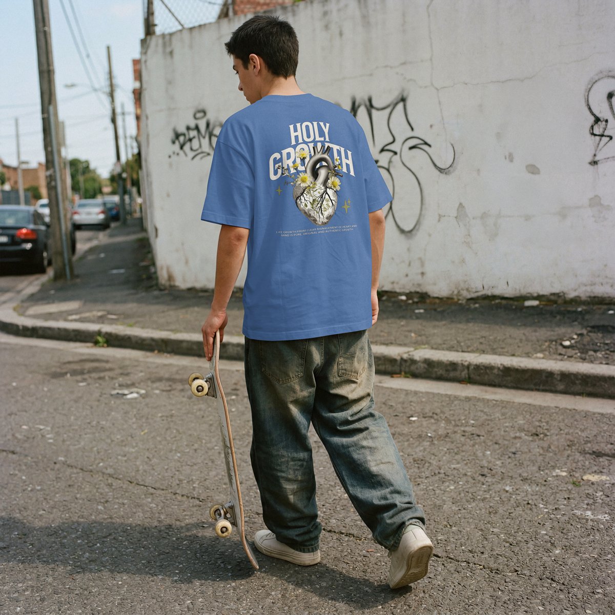 XABARWAN HOLY GROWTH Oversized T-Shirt