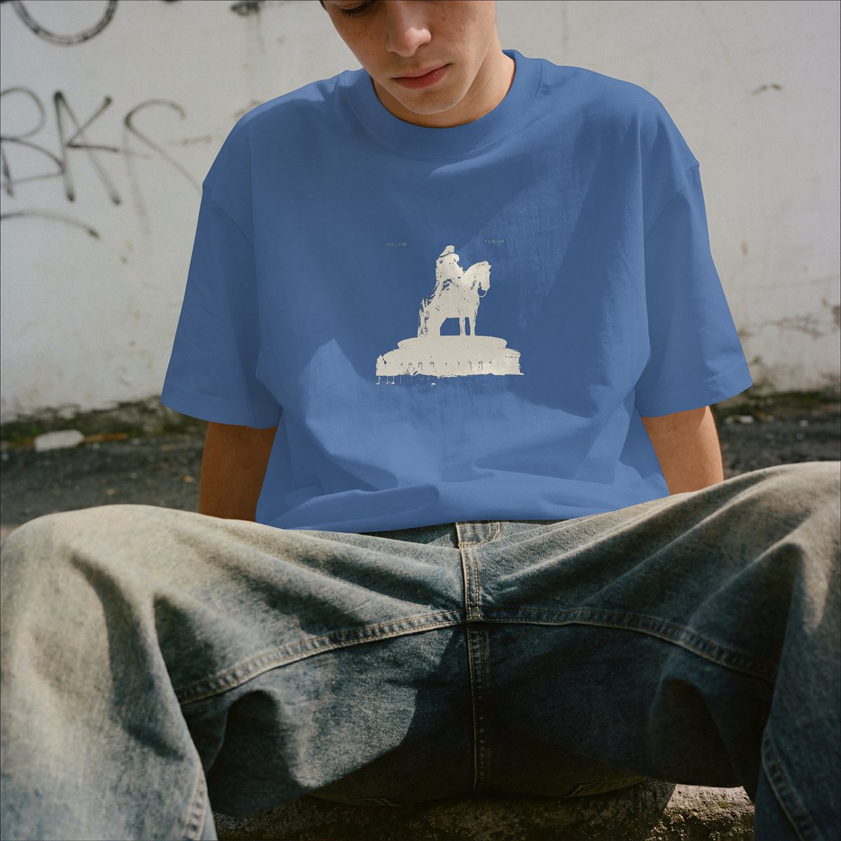 XABARWAN STALLION DRIFT Oversized T-Shirt