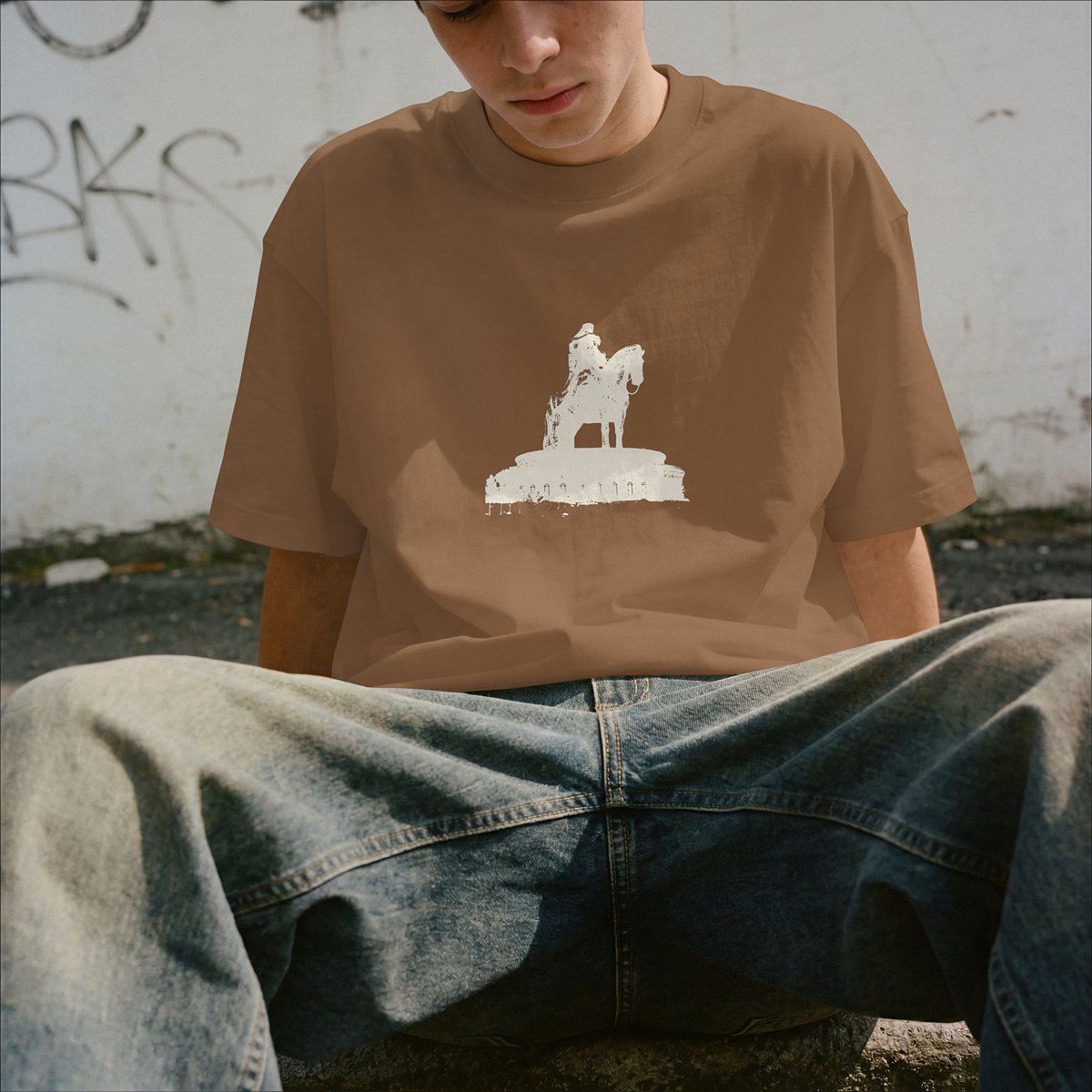 XABARWAN STALLION DRIFT Oversized T-Shirt