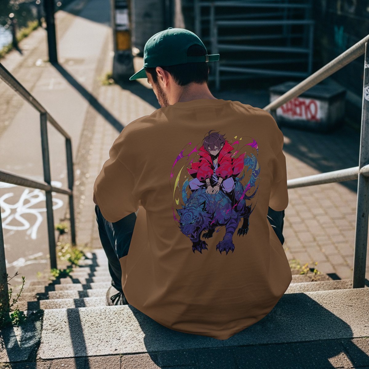 XABARWAN SHADOW BEAR Oversized T-Shirt