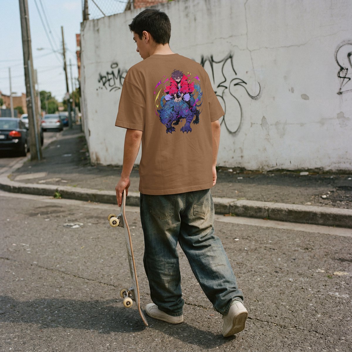 XABARWAN SHADOW BEAR Oversized T-Shirt