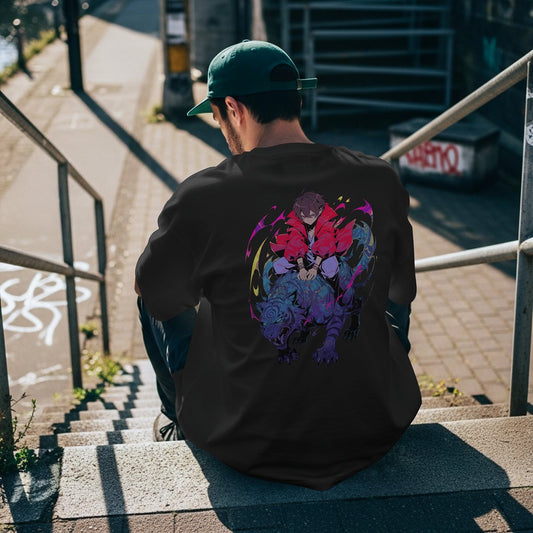 XABARWAN SHADOW BEAR Oversized T-Shirt