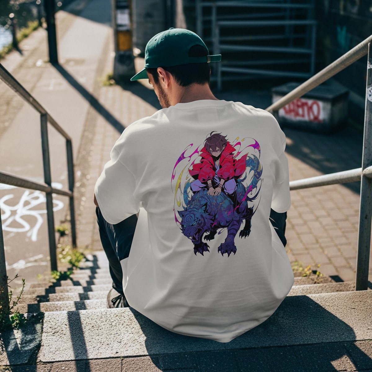 XABARWAN SHADOW BEAR Oversized T-Shirt