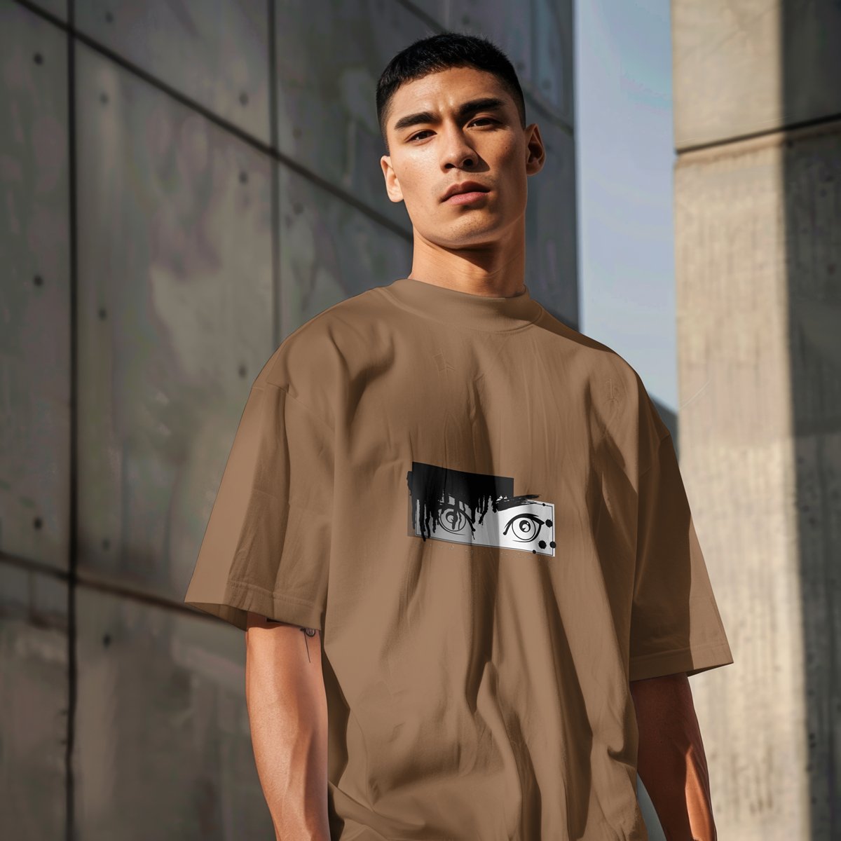 XABARWAN NINJA EYE Oversized T-Shirt