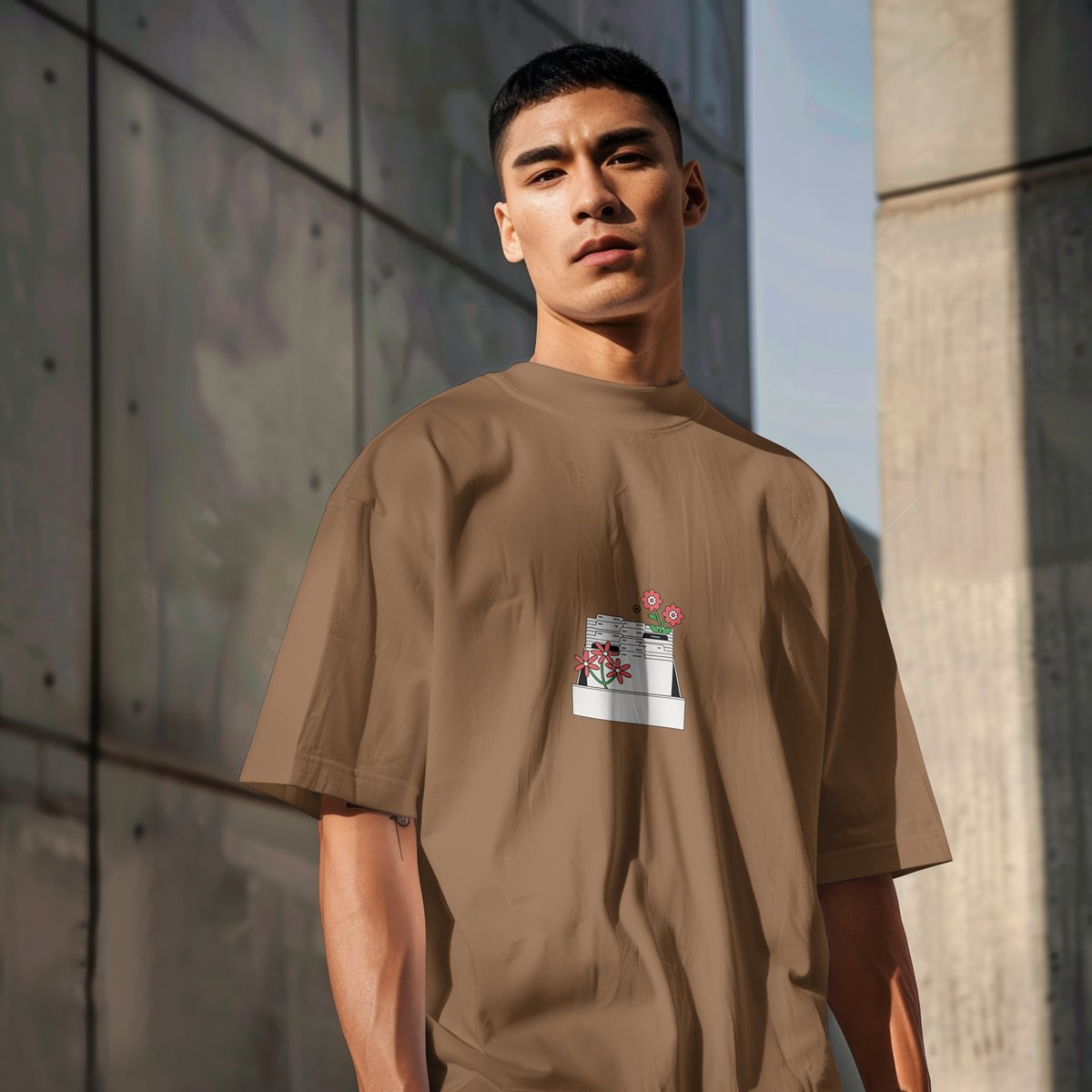 XABARWAN OLD FILES Oversized T-Shirt