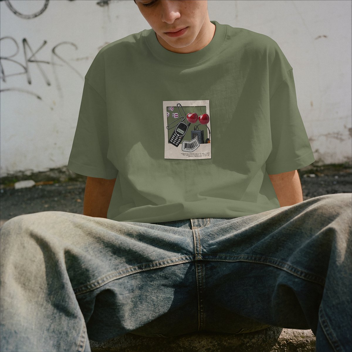 XABARWAN OLD STUFF Oversized T-Shirt