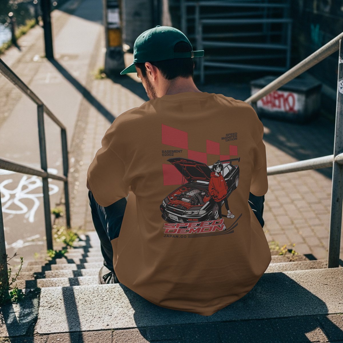 XABARWAN SPEED BACK Oversized T-Shirt